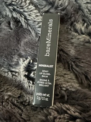 Brillo de labios bareMinerals Mineralist Dewy-Balm hidratación 24 horas 0,1 oz - fuerza Foto 1 de 2