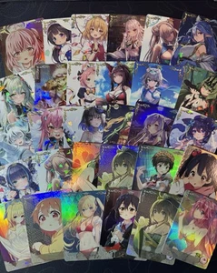 30 x Goddess Story Doujin Waifu Bikini Character Card NS R CR CCG One side up - Picture 1 of 7