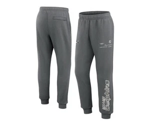 Miami Dolphins Nike NFL Club Fleece Joggers Sweat Pants Gray Men’s Extra Large - Picture 1 of 2