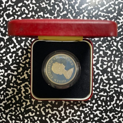 1976 Tuvalu $5 Dollars Lot#B2720 Silver! Proof! With Case & C.O.A. - Image 1 of 4