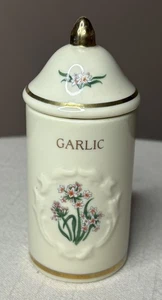 VINTAGE Garlic The Lenox Spice Garden 1992 Fine Porcelain Spice Jar - Picture 1 of 4
