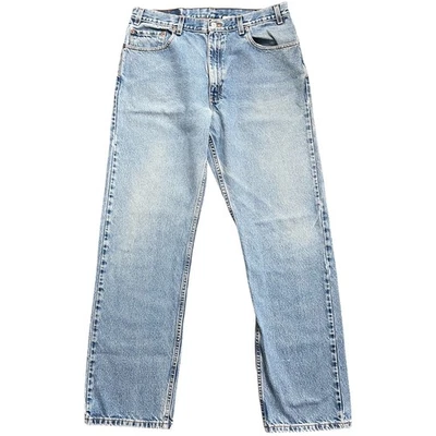 VTG Y2K 2003 Levis 505 Mens Jeans Regular Fit Light Wash Denim Pants W36 L32 - Image 1 of 4