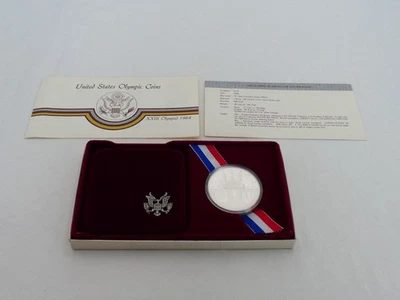 1984 U.S. Proof Olympic Silver Dollar ZH-18 - Image 1 of 4