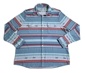 Faherty Shirt Mens 2XL Southwest Sierra Striped Legend Sweater Shirt Flannel - Picture 1 of 8