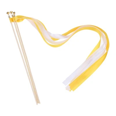 30 piezas palos de cinta de fiesta de boda para celebración de fiesta dorados, blancos Foto 1 de 4