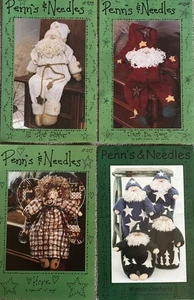 Lote 4 "Penn's & Needles" Costura, Costura, Patrones Artesanales 16-23" 1-Corte 3-Sin Cortar - Imagen 1 de 9