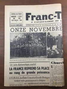Général de Gaulle Churchill 11 Novembre 1944 Oradour Drancy Bayet Metz Libre WW2 - Photo 1/12