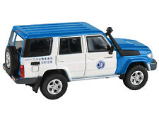 2014 Toyota Land Cruiser 76 RHD (Right Hand Drive) Blue and White "Japan Automob
