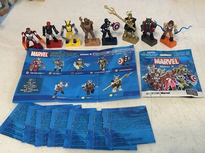 Mega Bloks 91248 Marvel Series 2 - Complete Set of 8 Minifigures - Ultra Rare - Image 1 of 4