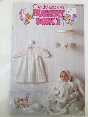 Cleckheaton Nursery Book No 3 Knitting & Crochet Pattern Book  37 Baby Designs - image 1 of 4