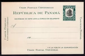633 PANAMA PS STATIONERY POSTAL CARD UNUSED - Picture 1 of 2