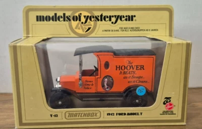 Y 12 1912 Ford Model T Hoover Models of Yesteryear Matchbox in I Box - Bild 1 von 2