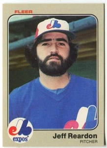 1983 Fleer #293 Jeff Reardon Montreal Expos - Picture 1 of 2