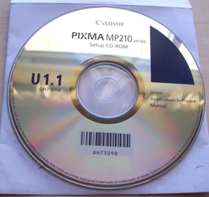 Canon Pixma MP 210 Setup CD ROM Software U1.1 - Picture 1 of 2