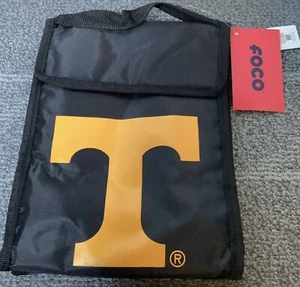 University Of Tennessee Vols Power T Lunch Bag, Black, New With Tags, FOCO - Picture 1 of 3