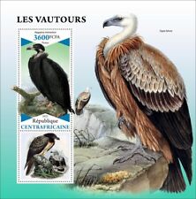 Znaczki Republiki Środkowoafrykańskiej 2022 MNH Vultures Souvenir Sheet