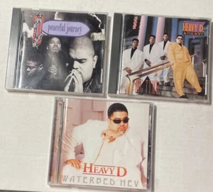 #C Heavy D & The Boyz Cd Lot 3 Cd’s Rap Hip Hop Big Time Waterbed Hev Peaceful - Picture 1 of 8