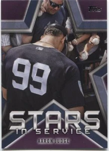 2021 Topps Series 1 AARON JUDGE Stars in Service - NEW YORK YANKEES - #SSI-3 - Imagen 1 de 1