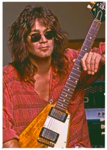 EDDIE VAN HALEN * Custom ACEO * Fun Novelty * MUSIC ARTIST * Art Card * ATC - Bild 1 von 2
