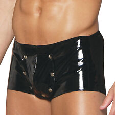Men's Boxer Brief Metallic Gold Underwear Shorts Hot Pants Mini
