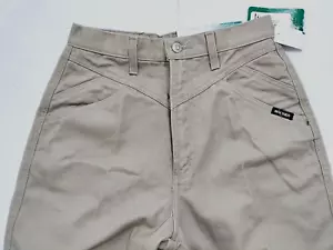 Rockies OCR Women's 28 X 36 Beige Western Mom Bareback Denim Jeans Vtg Mexico - Picture 1 of 13