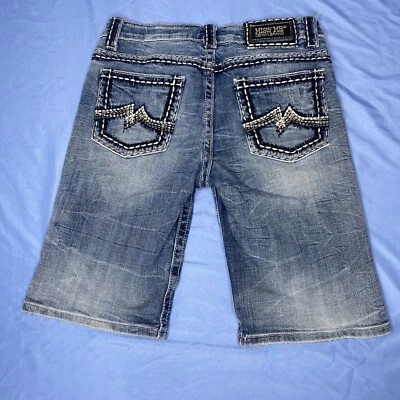 Miss Me Boyfriend Bermuda Denim Shorts JB1061H / Womens 27 / Blue / Casual - Image 1 of 4