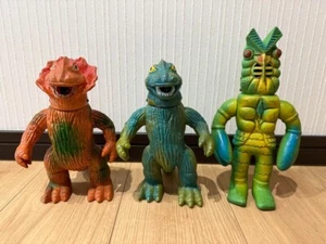 Bullmark Sofubi Set , Godzilla , Baltan , Jirass – Vintage Marusa - Picture 1 of 10