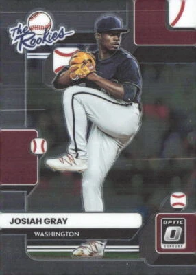 2022 Donruss Optic Josiah Gray #TR-4 - Image 1 of 2