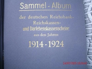 Sammelalbum der deutschen Reichsbank 1914-1924 Vollzählig - Bild 1 von 5