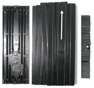 3pc Aurora Model Motoring Slot Car 9" BLOW OUT STRAIGHT TRACK Lock & Joiner 1541 - Image 1 of 2