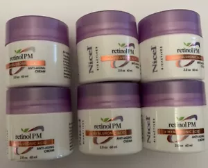 Lot of 6 Anti-Aging Night Cream Nicel Bioactives Retinol PM + HyaluronicAcid 2oz - Picture 1 of 5