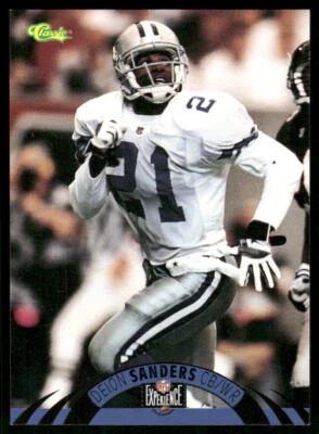 1996 Classic NFL Experience #80 Deion Sanders - Image 1 of 2