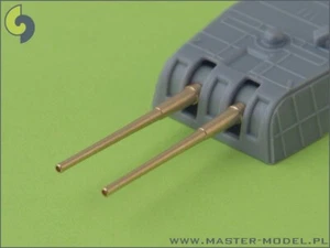 Master MS-SM-350032 1/350 IJN 20cm L/50 3rd Year Type No.2 Barrels (10 pcs) - Picture 1 of 4