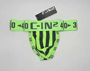 C-IN2 Men's H+A+R+D Thong Underwear Size L Green - NWT! - Picture 1 of 7