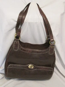 PVC braun Schulter Umhängetasche Handtasche Waffe verdeckte Waffe 12x9x4 - Bild 1 von 6