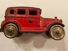 VINTAGE 1920s  AC WILLIAMS CAST IRON LARGE TOURING SEDAN CAR 5 1/4 INCHES LONG