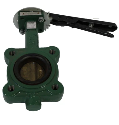 2.5" STOCKHAM LD-712-BS3-E2 200# BFV DI X BRONZE LUG TYPE EPDM SEAT LEVER NEW - Image 1 of 4