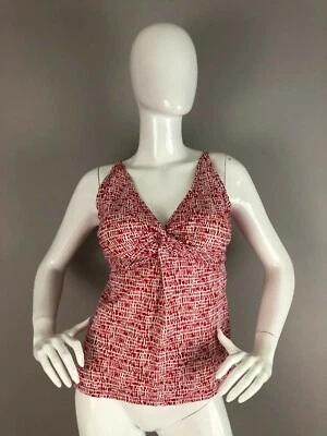 Camiseta tankini Sunsets con aros Shoreline Shor Twist para mujer talla 34DD Foto 1 de 4