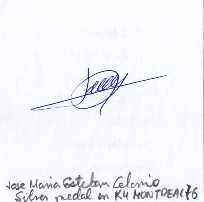 Jose Maria Esteban Celorrio: Olympia Silber 1976, WM 1.1975  Kanu ESP - Bild 1 von 1