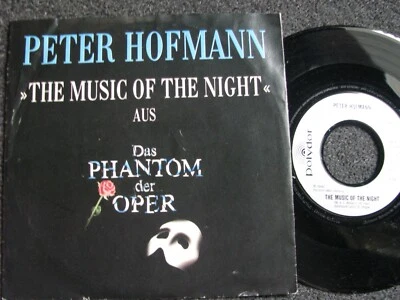 Peter Hofmann-The Music of the Night 7 PS-1990 Germany-Polydor-Phantom der Oper - Bild 1 von 2