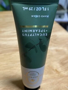 Eucalyptus + Spearmint Bath Body Works Hand Cream Lotion 1 FL OZ Aromatherapy - Picture 1 of 5
