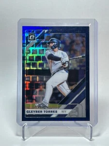 2019 Panini Donruss Optic Blue Pandora Prizm /99 Gleyber Torres #157 Yankees - Picture 1 of 2