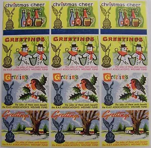 Sheet Christmas Cheer, Greetings benefiet the RAF Association's Welfare Fund MNH - Picture 1 of 1