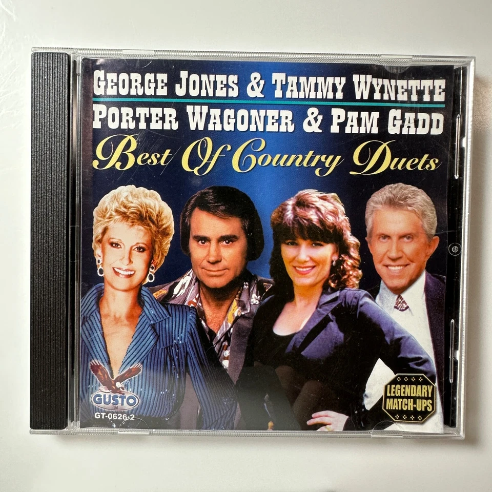 Best Of Country Duets CD Album BluegrassGeorge Jones Tammy Wynette Pam Gadd - Imagem 1 de 3