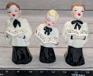 Lot Of 3 FLORENCE Ceramics CHOIR BOY FIGURINES Set - Picture 1 of 5
