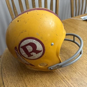 Casco de fútbol americano de colección de los Washington Redskins HNFL Rawlings máscara de 2 barras 1970-71 logotipo - Imagen 1 de 8