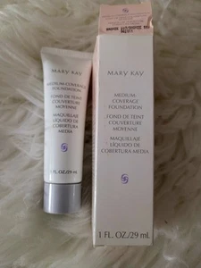 Mary Kay fond de teint moyen couverture bronze 507 bouchon gris huileux normal 042011 - Photo 1/4