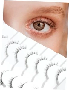 Natural Lashes Wispy Eyelashes Natural Look Short Lashes S50 Airy Cat 2-12MM - Picture 1 of 7