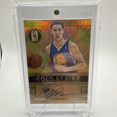 2012-13 Panini Gold Standard - Gold Strike Signatures Klay Thompson #35 /199 - Image 1 of 3