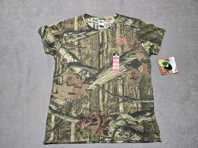 Mossy Oak Women's Size Large Camo T Shirt Short Sleeve Break-up Infinity New - Image 1 of 4